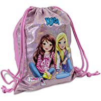 Los mejores  - Nancy - Saco Mochila con Materiales Premium para niños y niñas a Partir de 3 años- Rosa (Famosa 700016024)